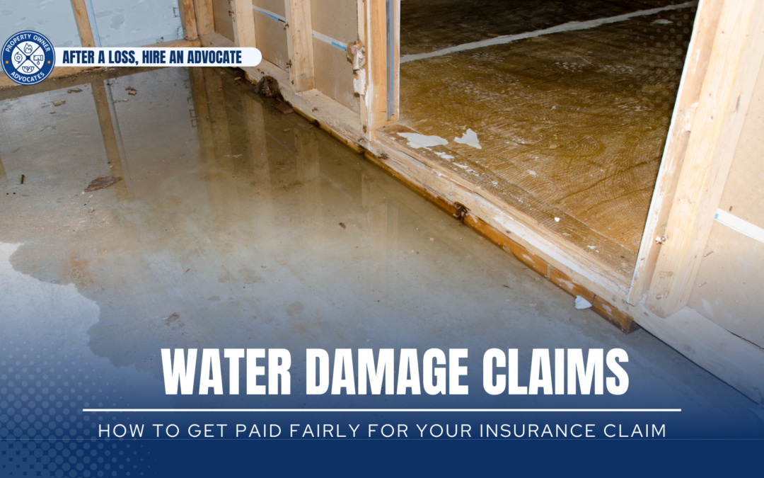 Expert Tips On How To Handle Water Damage Claims