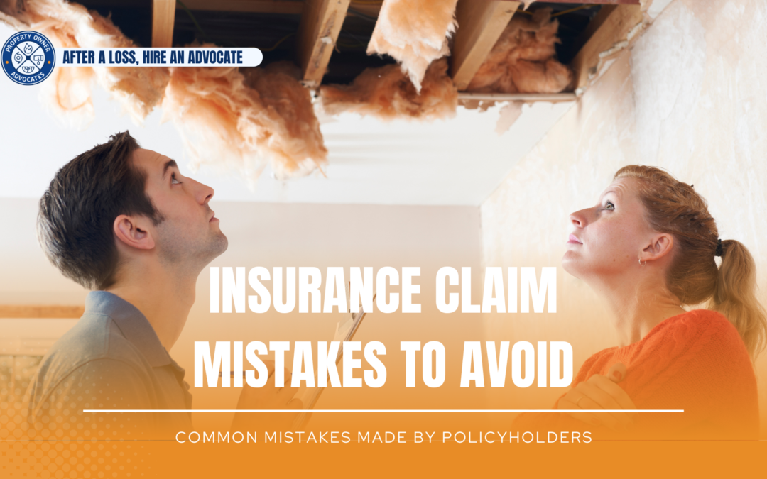 Common Mistakes To Avoid When Filing An Insurance Claim