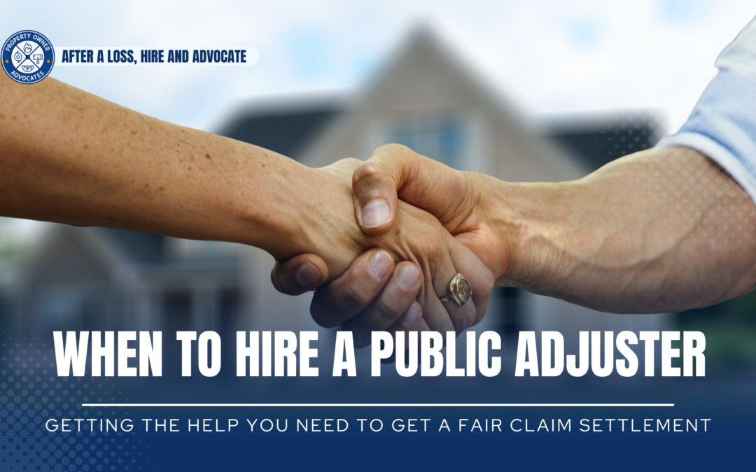Can A Public Adjuster Optimize Your Claim?