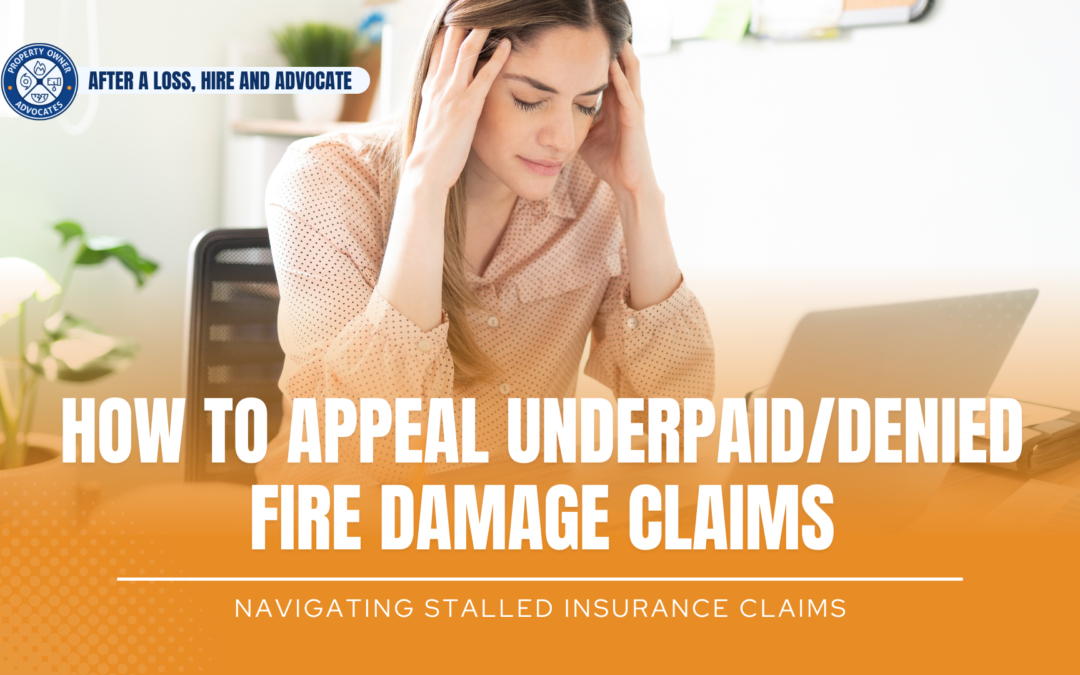 How To Appeal An Underpaid Fire Damage Claim