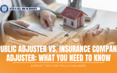 Public Adjuster vs. Insurance Company Adjuster: What You Need to Know