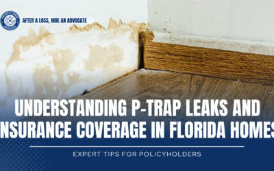 Understanding P-Trap Leaks and Insurance Coverage in Florida Homes