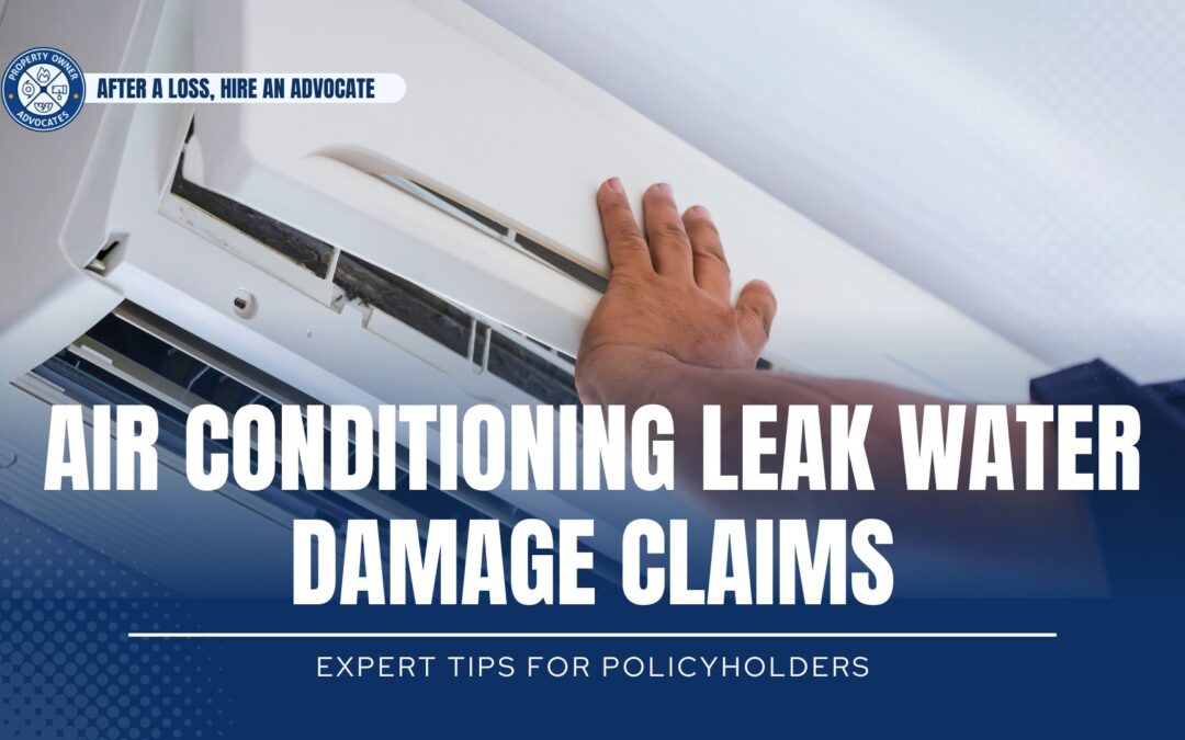 How To Handle AC Leak Damage Insurance Claims in Miami