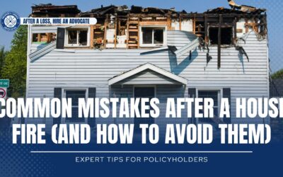 7 Common Mistakes Homeowners Make After a Fire (and How to Avoid Them)