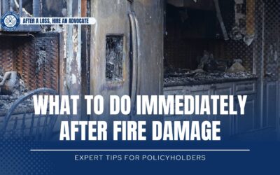 What to Do Immediately After a House Fire: A Homeowner’s Checklist