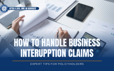 How To Supplement Business Interruption Claims